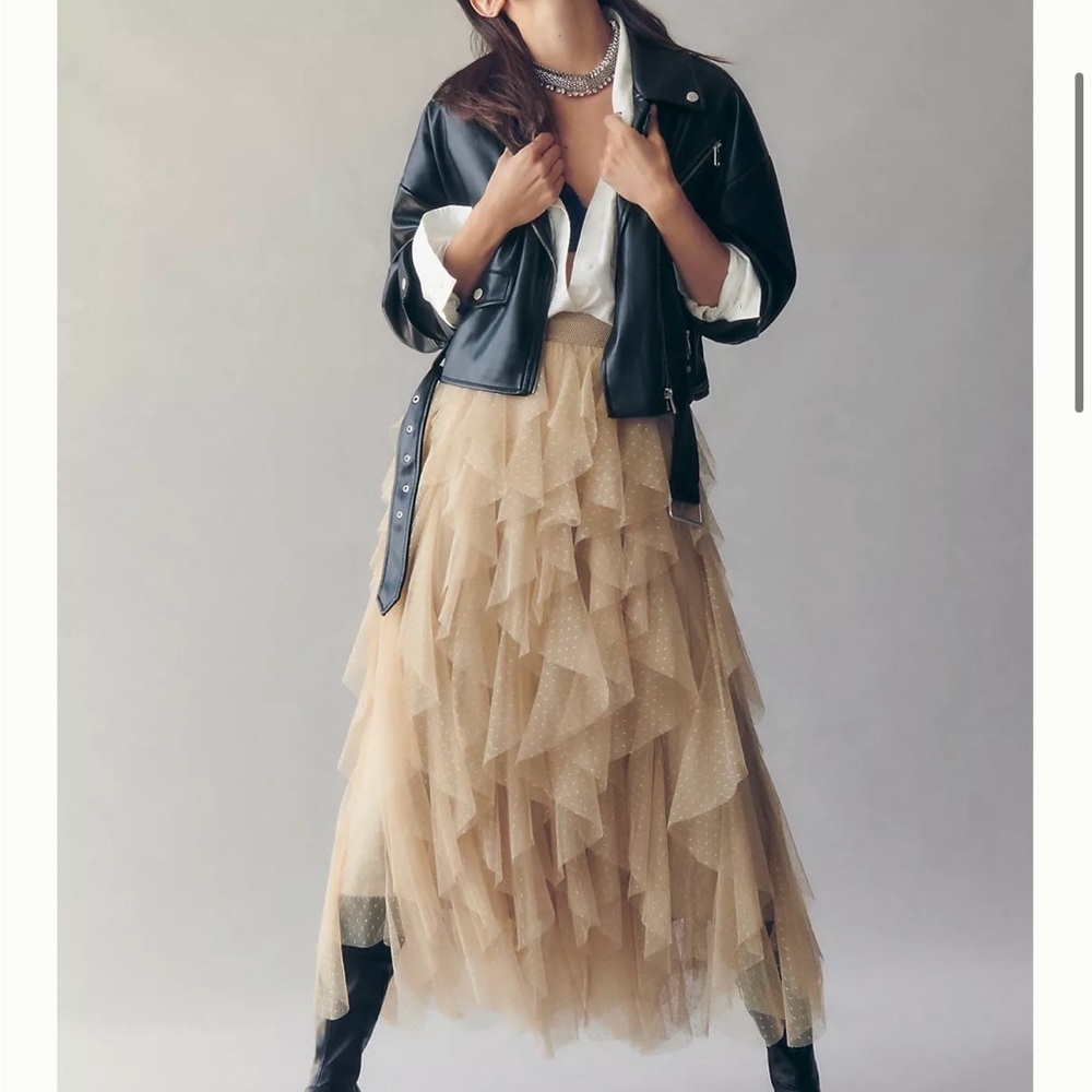 ANTHROPOLOGIE TULLE SKIRT